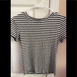 Black and white shirt